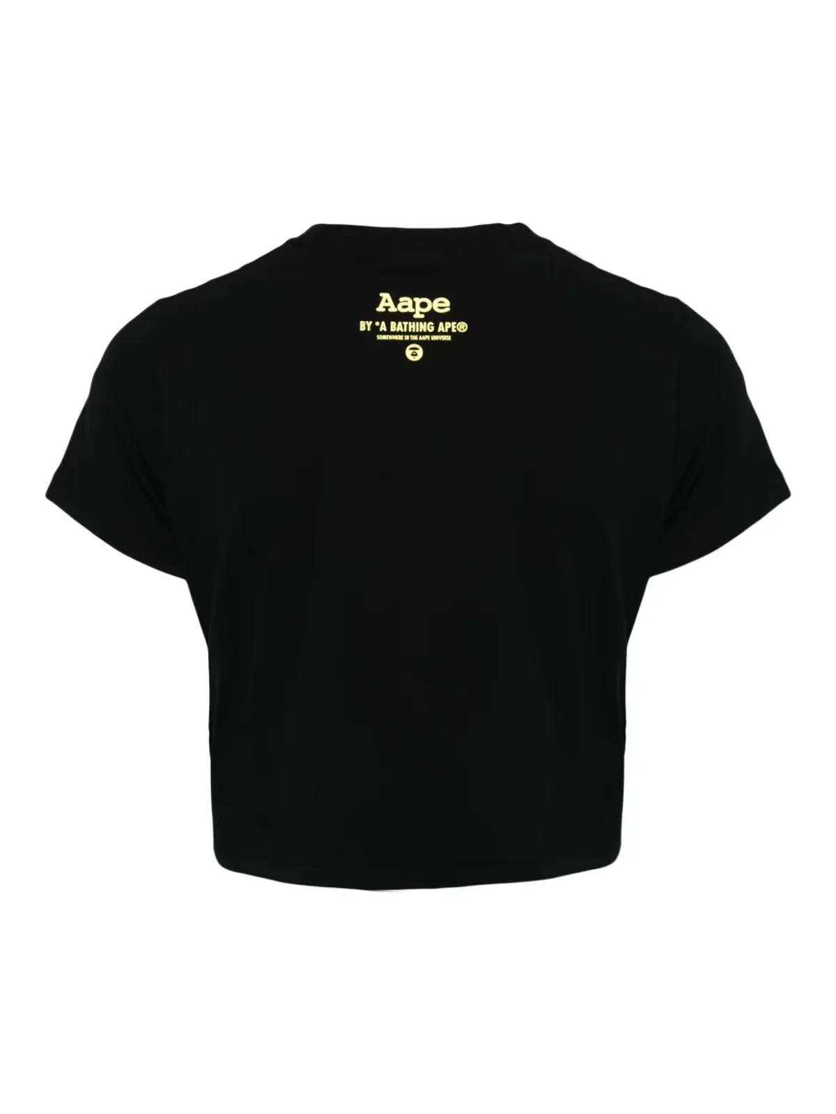 A BATHING APE® コットンブレンド クロップド ロゴ Tシャツ - 画像2