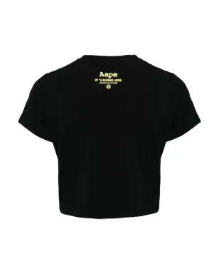 A BATHING APE® コットンブレンド クロップド ロゴ Tシャツ - サムネイル2