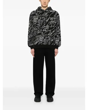 Maharishi グラフィックプリント コットン フーディー - サムネイル2