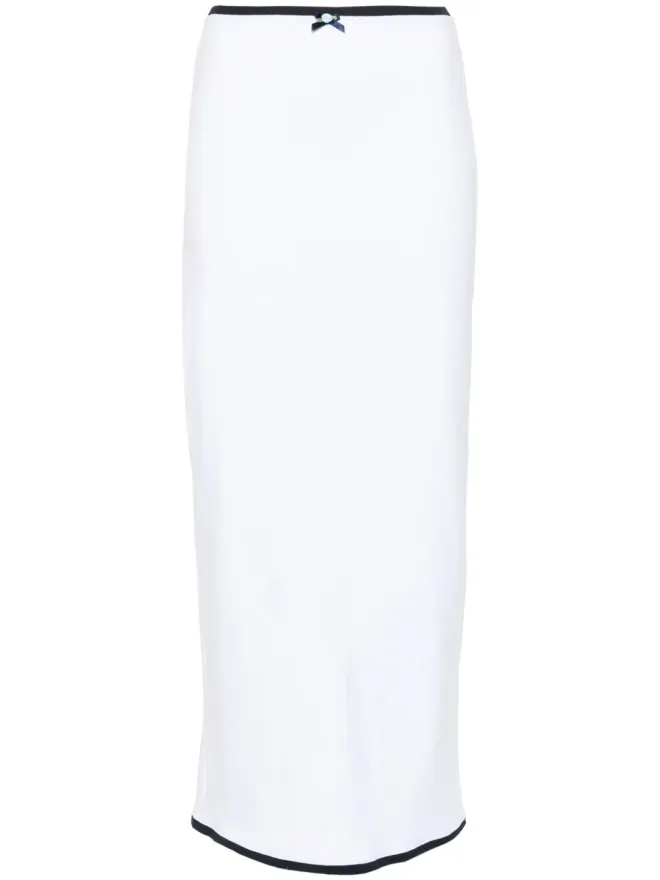 Rowen Rose Rowen Rose コントラストトリム マキシスカートの商品画像