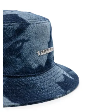 A BATHING APE® ロゴプレート付きデニムバケットハット - サムネイル2