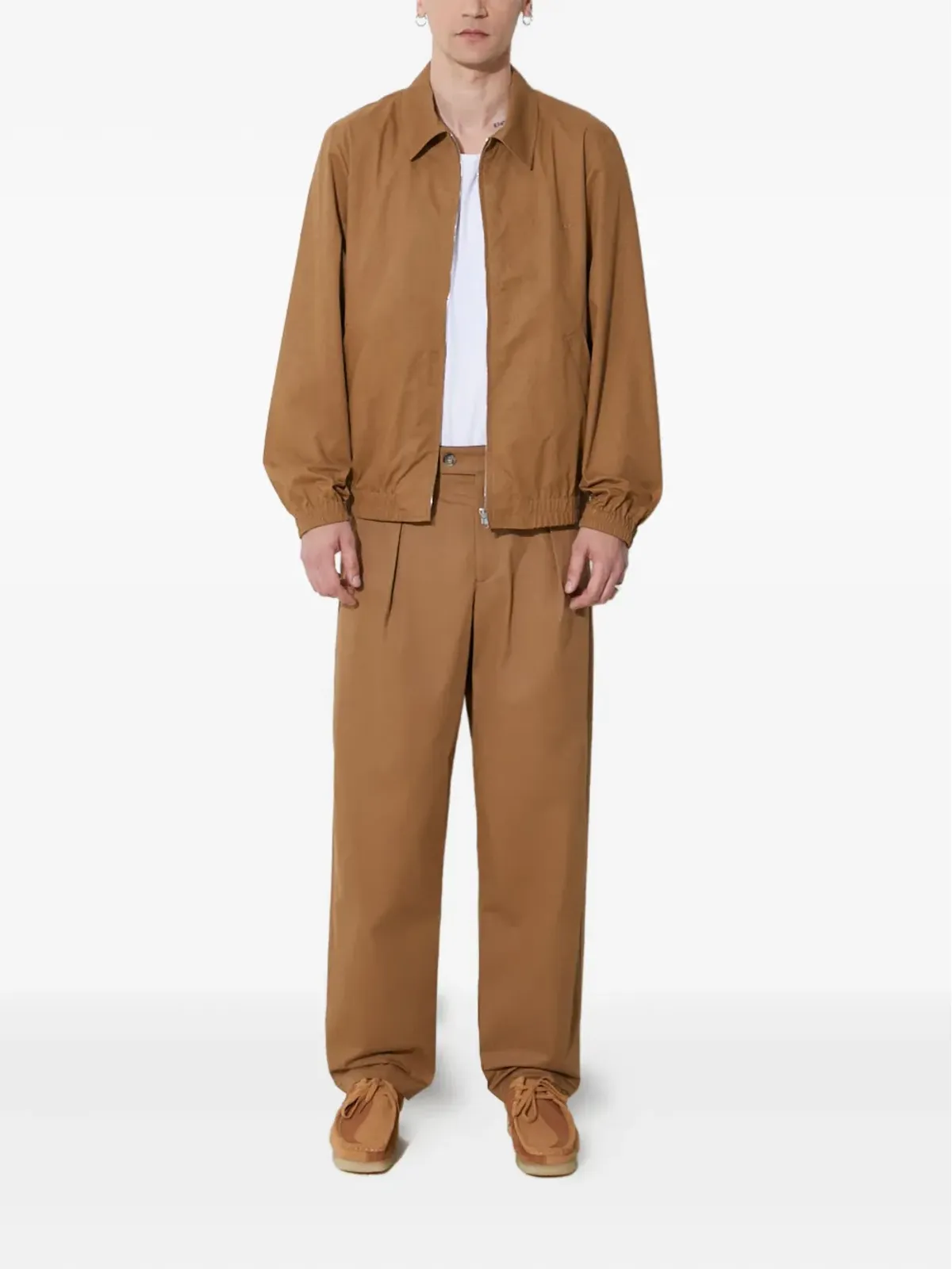 A.P.C. ジップアップ 袖口ゴム付き ジャケット - ブラウン - 画像2
