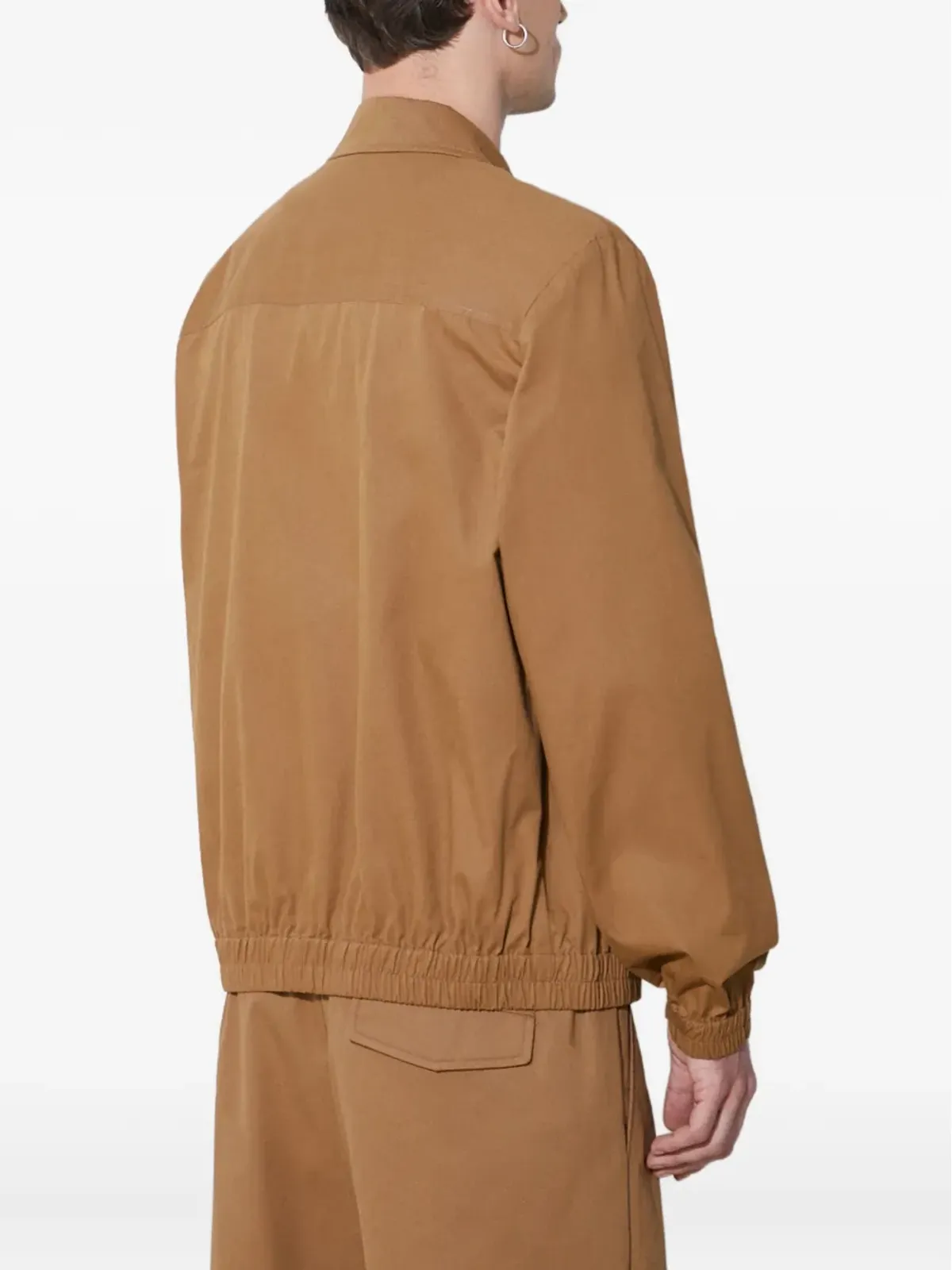 A.P.C. ジップアップ 袖口ゴム付き ジャケット - ブラウン - 画像4