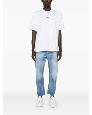 DSQUARED2 デニム ストレートレッグ クロップド ジーンズ - サムネイル2