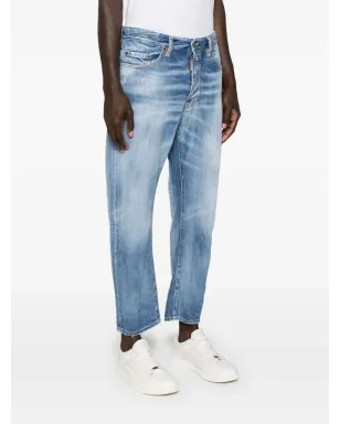 DSQUARED2 デニム ストレートレッグ クロップド ジーンズ - サムネイル3