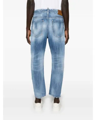DSQUARED2 デニム ストレートレッグ クロップド ジーンズ - サムネイル4