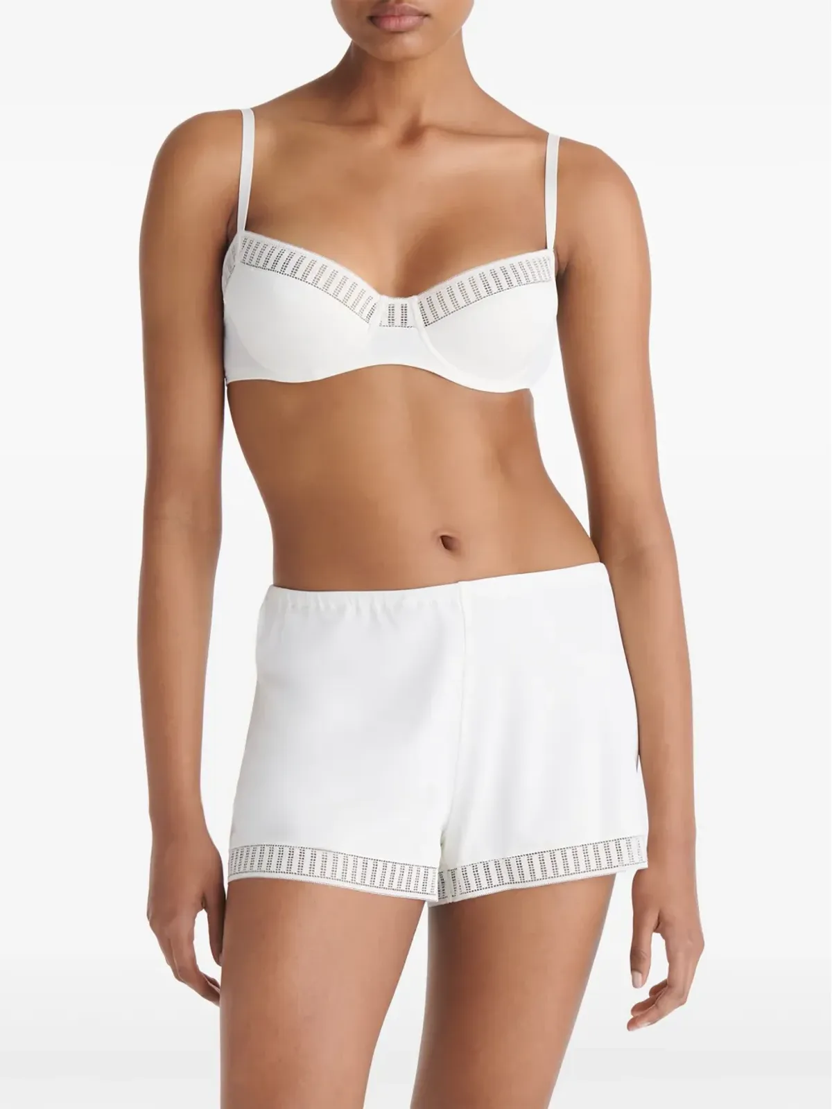 ERES Sylvie Graphic lace-trim shorts - 画像4