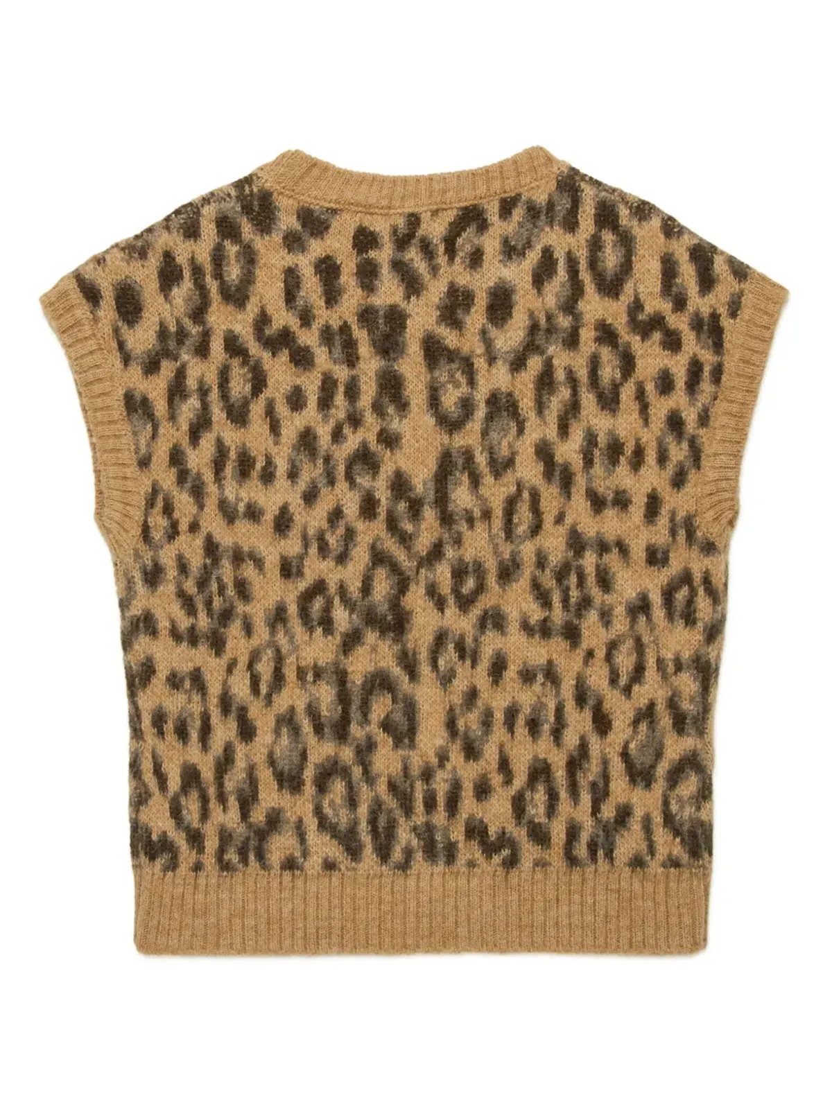 Nº21 Kids leopard jacquard vest - 画像2