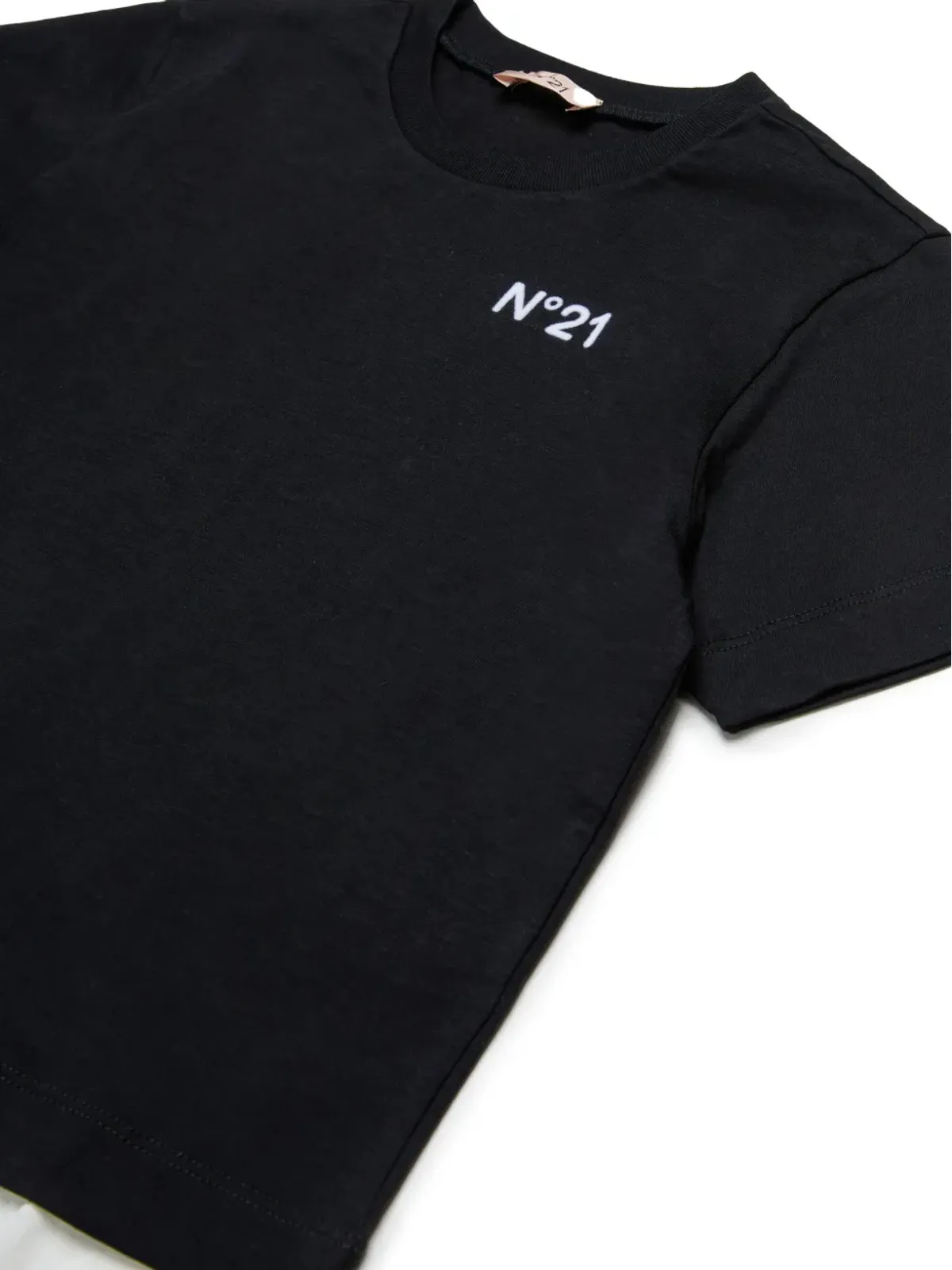 Nº21 Kids カラーブロック コットンTシャツ - 画像3