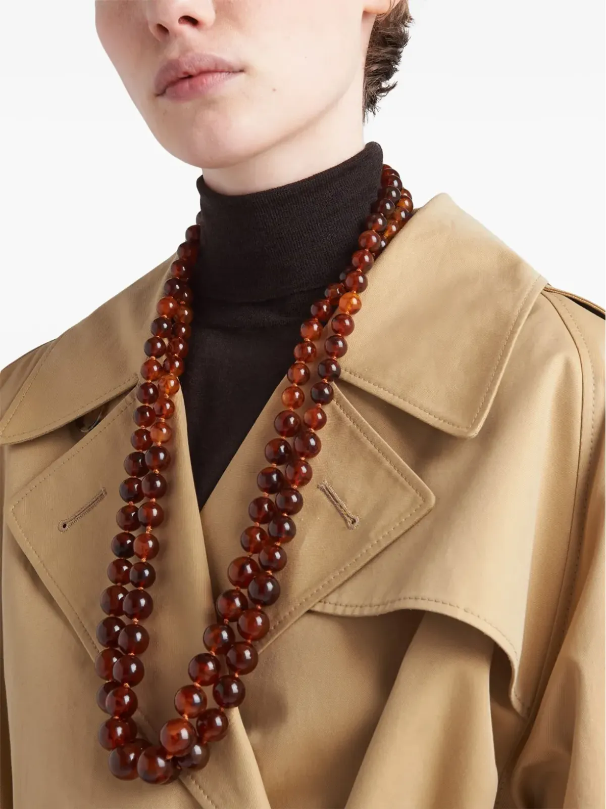 Prada ベルト付きトレンチジャケット - 画像5