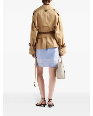 Prada ベルト付きトレンチジャケット - サムネイル3