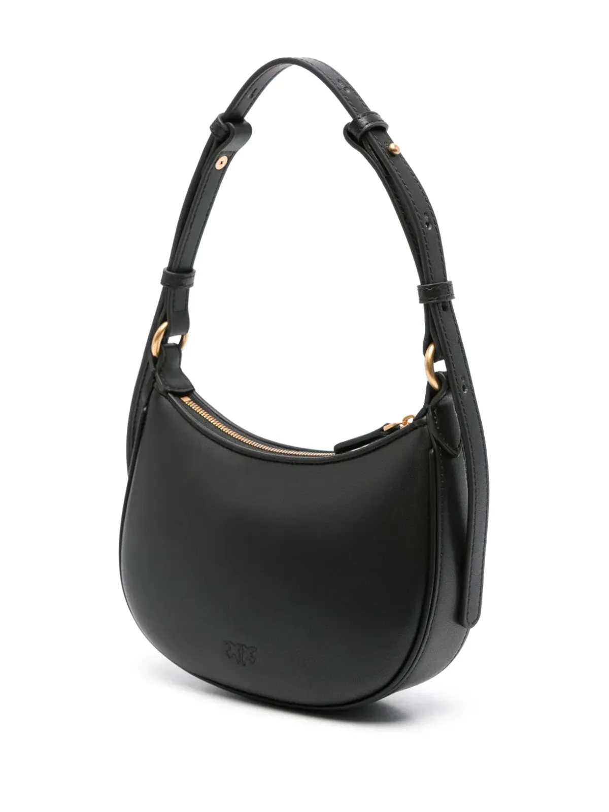 PINKO ベビー・ハーフムーン ショルダーバッグ - ブラック - 画像3