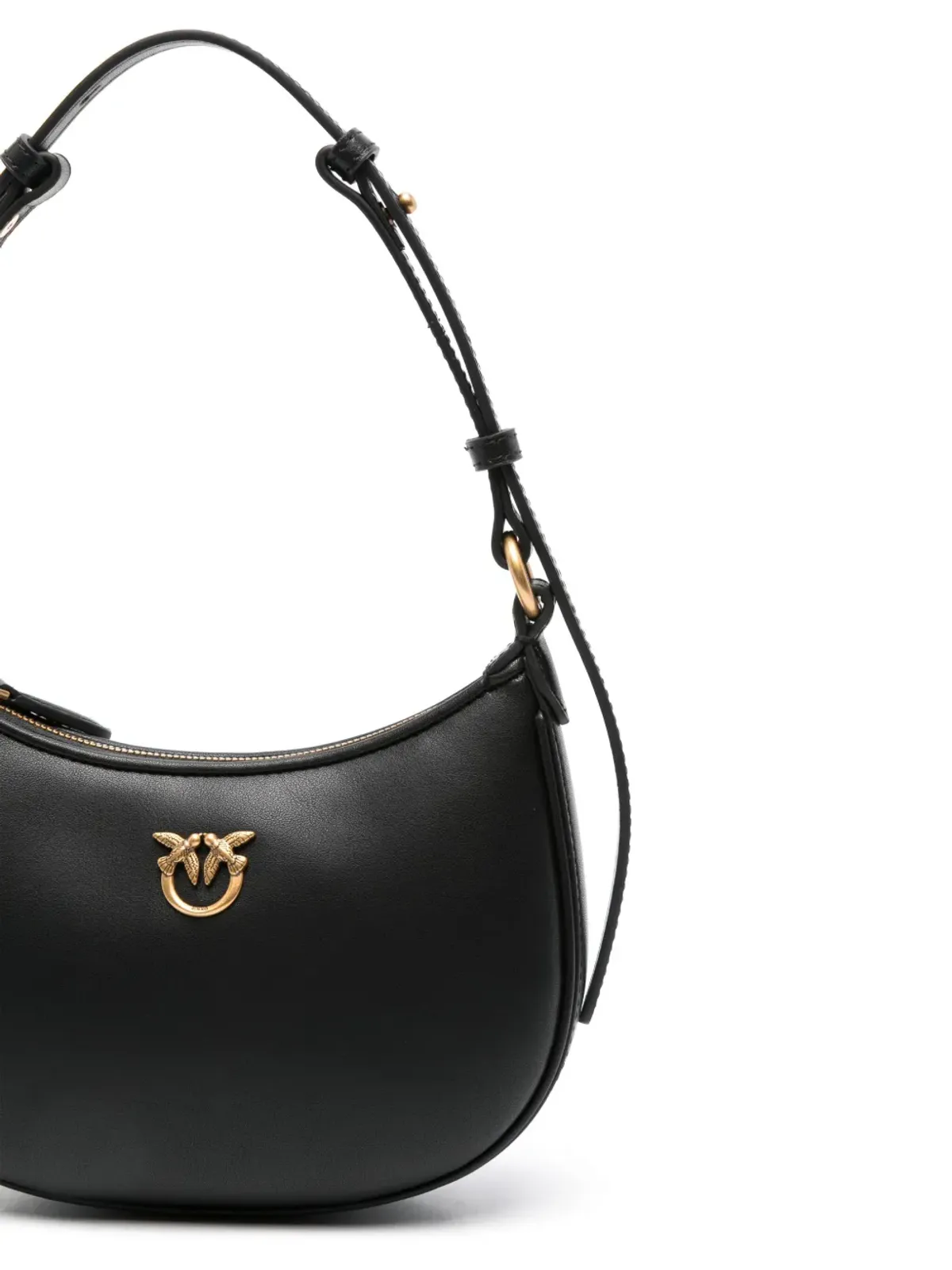 PINKO ベビー・ハーフムーン ショルダーバッグ - ブラック - 画像4