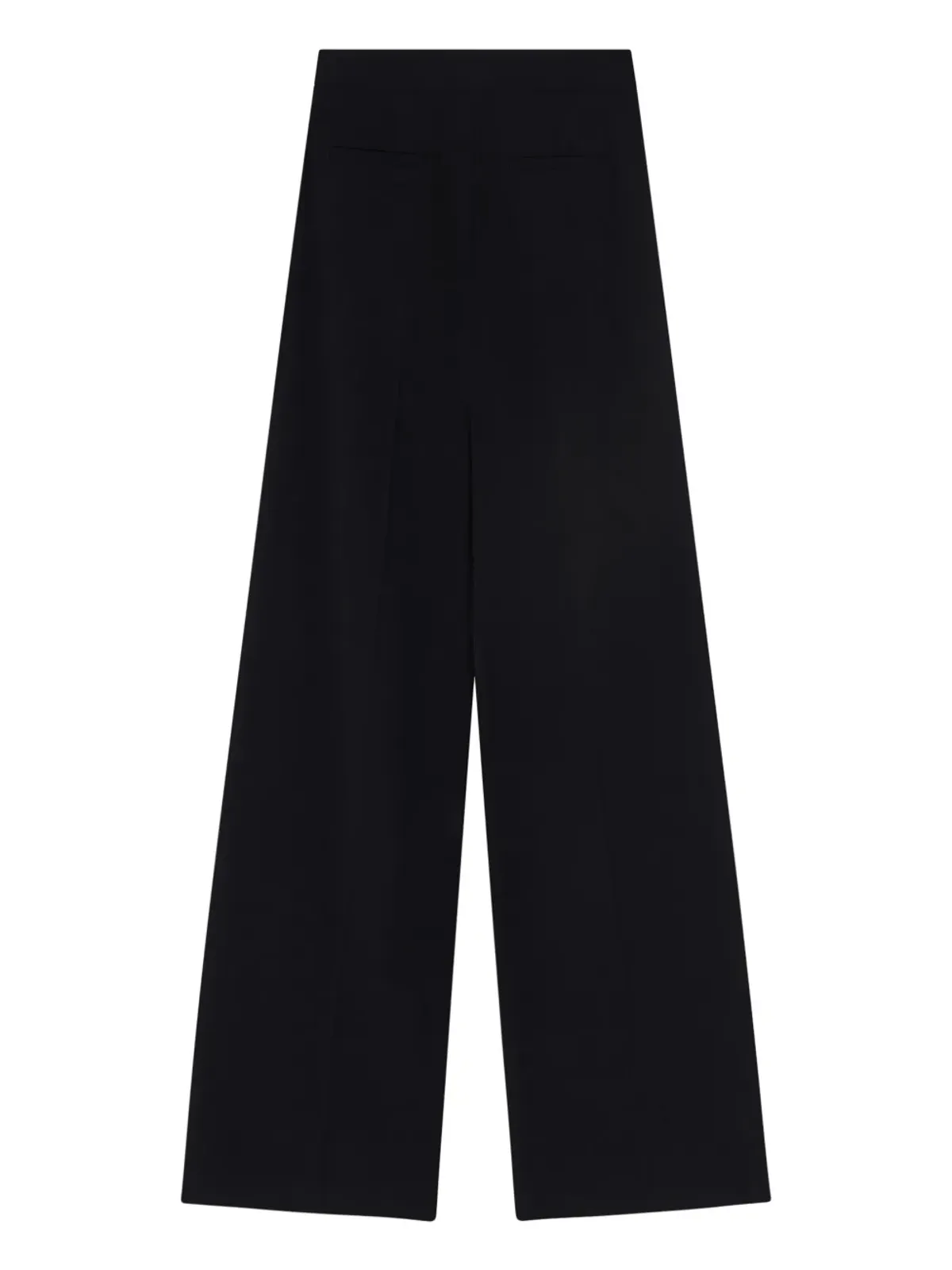 PINKO サイドバンド付き ワイドレッグパンツ ブラック - 画像2