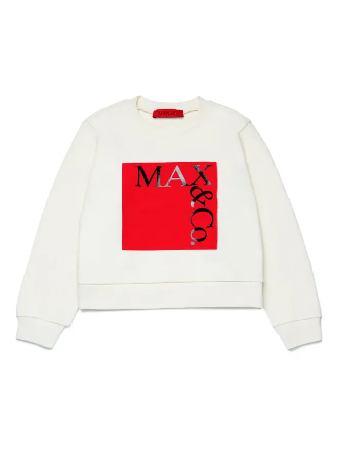 MAX&Co. Kids MAX&Co. Kids ロゴプリント コットン スウェットシャツの商品画像