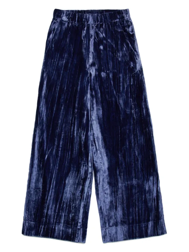 MAX&Co. Kids MAX&Co. Kids ベルベット ワイドレッグパンツ - ブルーの商品画像