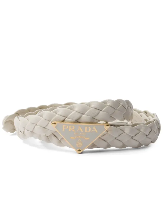 Prada Prada 三角ロゴ編み込みベルトの商品画像