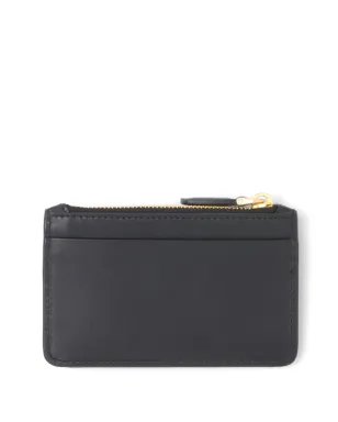 Prada サフィアーノ ロゴプレート レザー カードホルダー - ブラック - サムネイル2