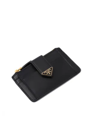 Prada サフィアーノ ロゴプレート レザー カードホルダー - ブラック - サムネイル3