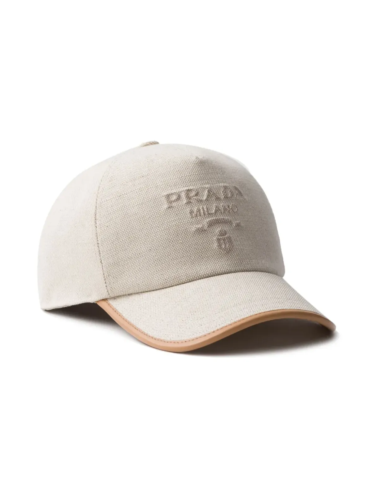 Prada ロゴエンボス ベースボールキャップ - 画像1