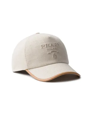 Prada ロゴエンボス ベースボールキャップ - サムネイル1