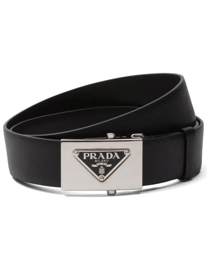 Prada Prada 三角ロゴ サフィアーノ ベルトの商品画像