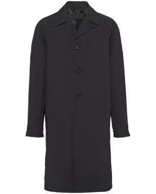 Prada シングルブレスト ウールコート - ブラック - サムネイル1