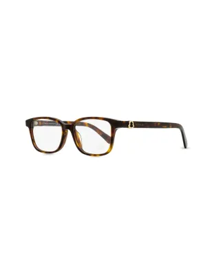 Moncler Eyewear べっ甲調 レクタングルフレーム眼鏡 - サムネイル2