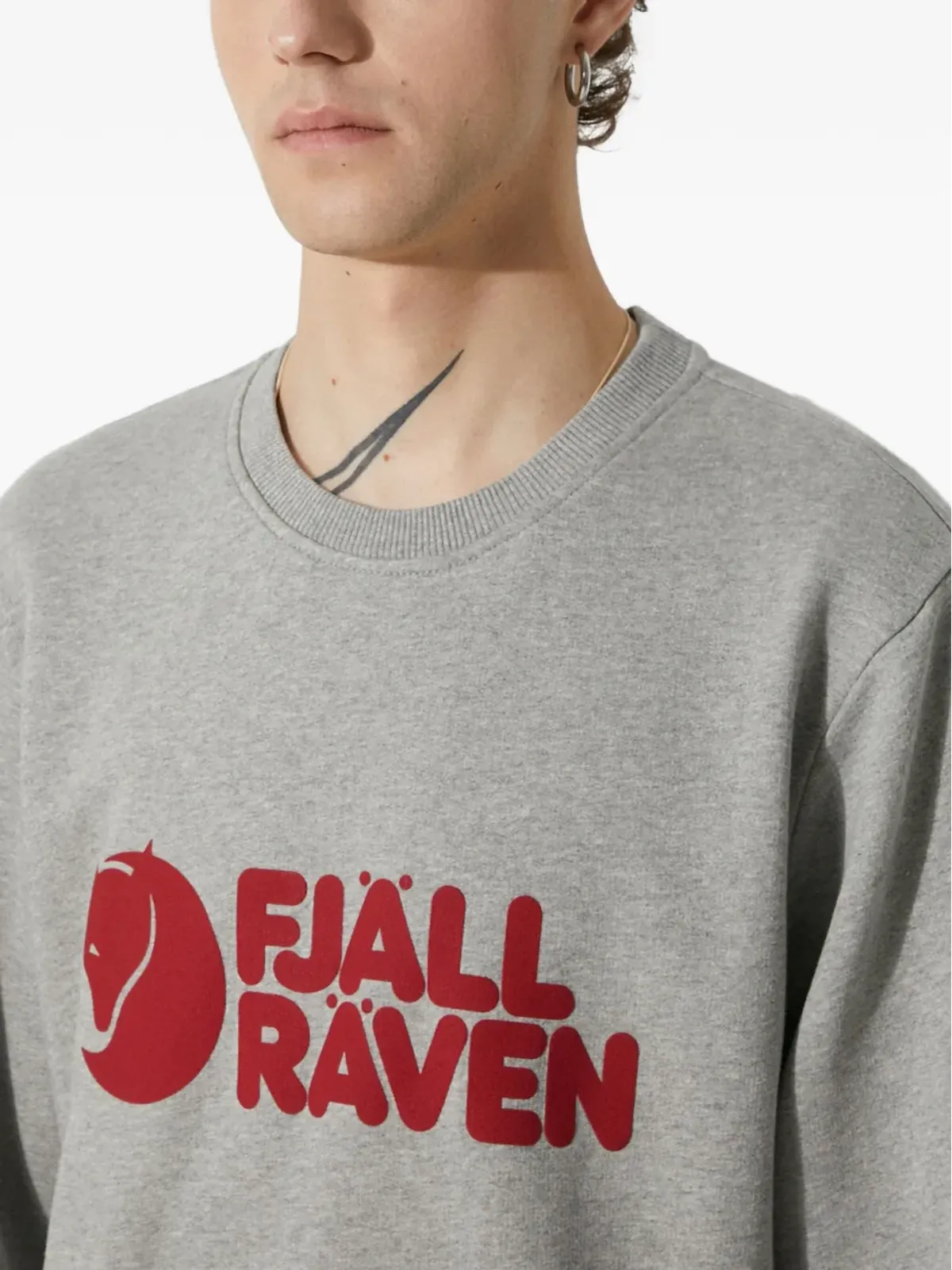 Fjällräven ロゴ クルーネック スウェットシャツ - 画像5