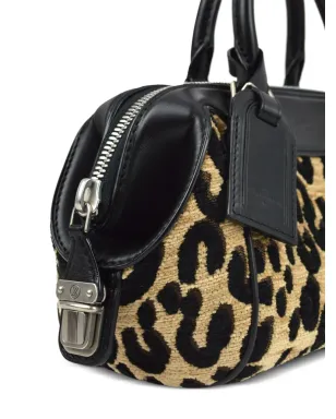 Louis Vuitton ビンテージ レオパードベビー バッグ ブラック - サムネイル3