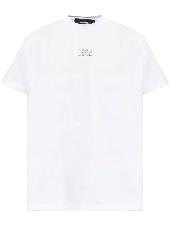 Dsquared2 DSQUARED2 ロゴスタンプ コットン混紡 Tシャツの商品画像