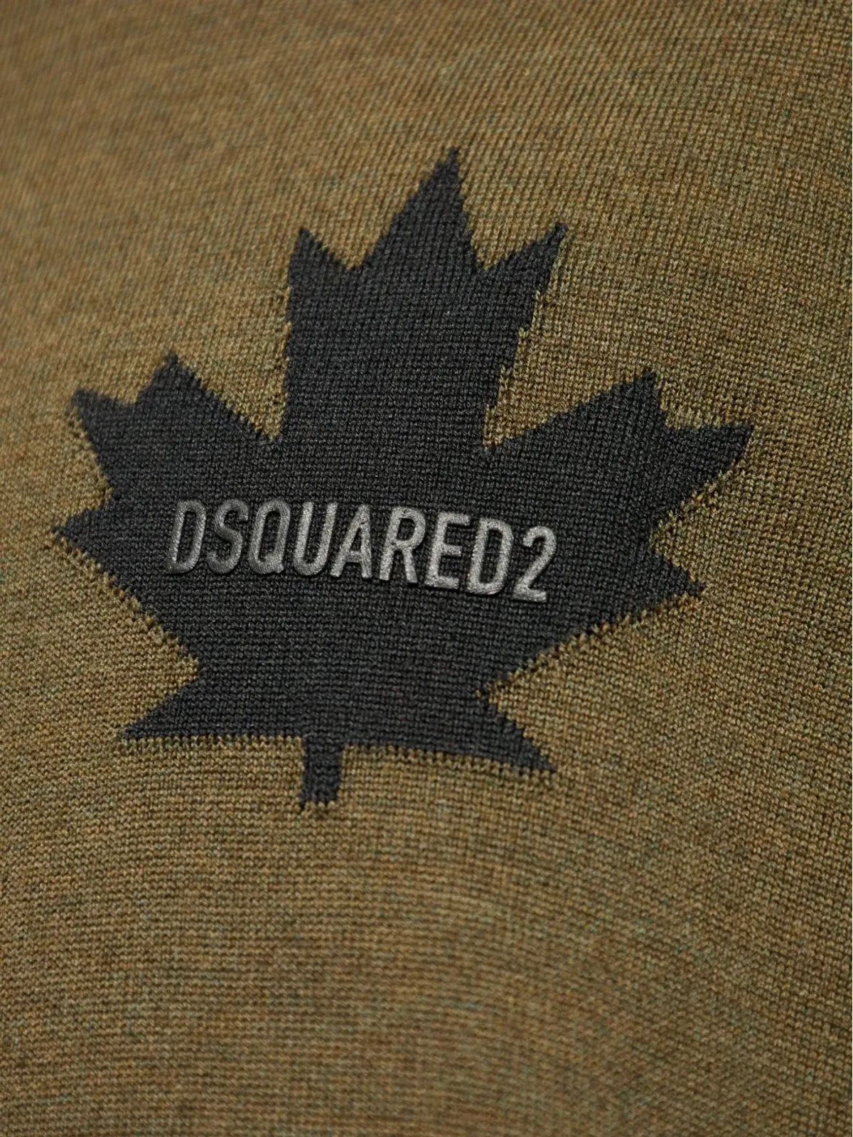 DSQUARED2 Maple Leafインターシャ セーター - 画像5