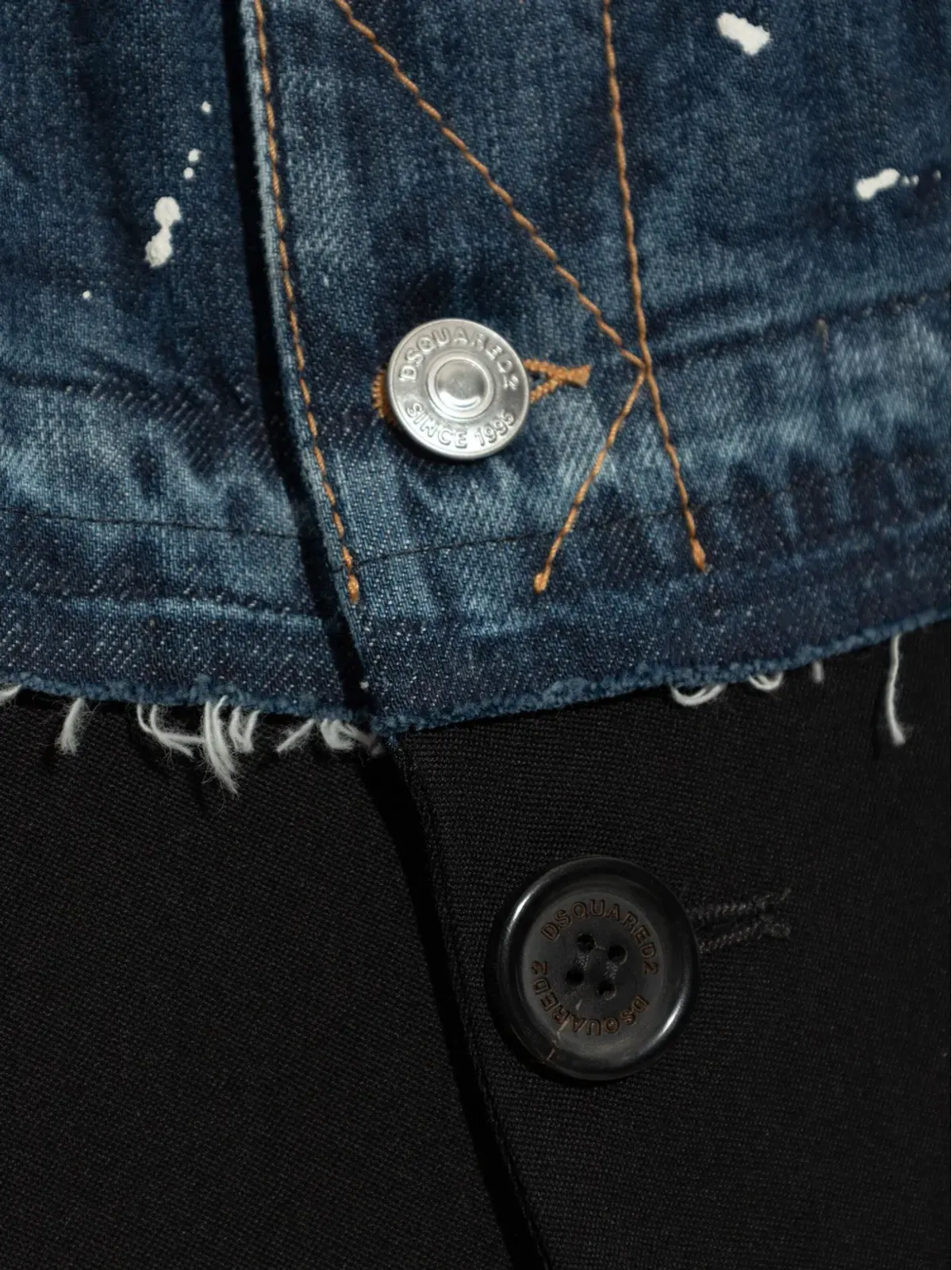 DSQUARED2 ロゴパッチ コットンジャケット - ブルー - 画像5