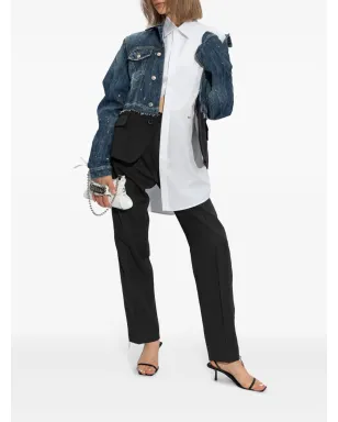 DSQUARED2 ロゴパッチ コットンジャケット - ブルー - サムネイル2