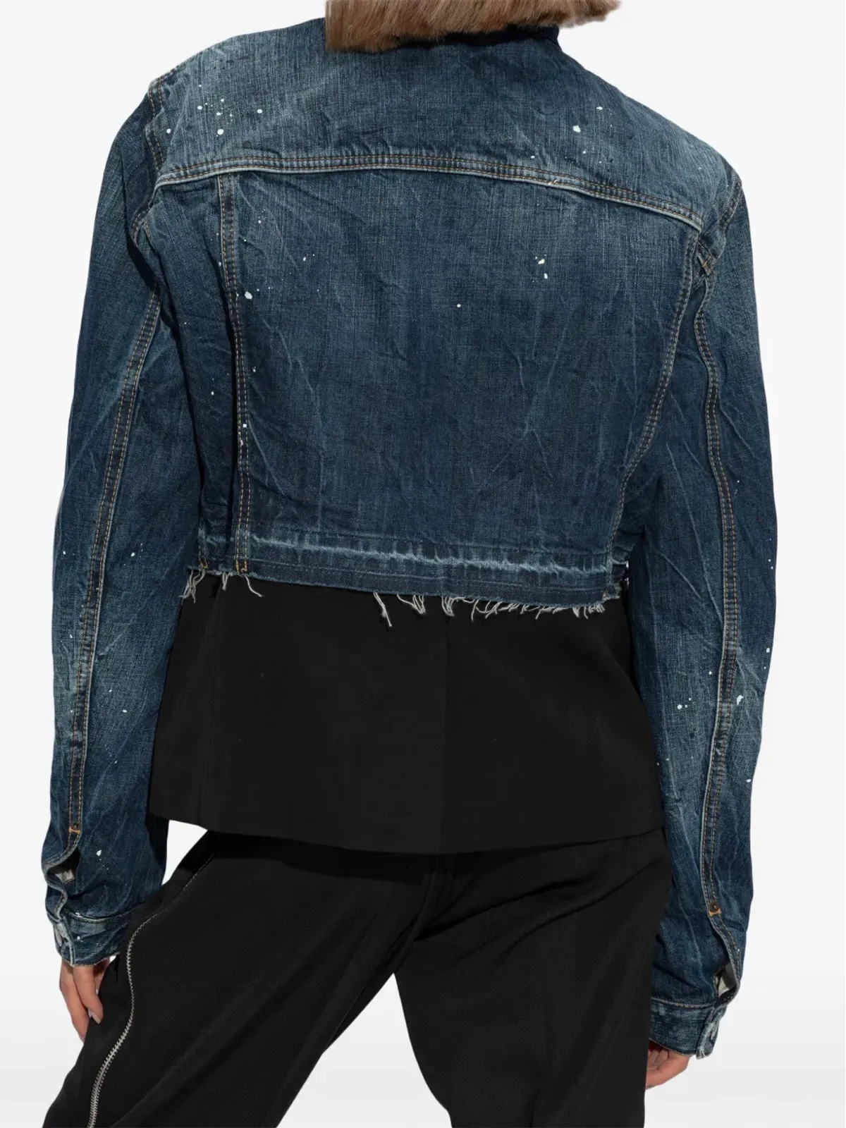 DSQUARED2 ロゴパッチ コットンジャケット - ブルー - 画像4