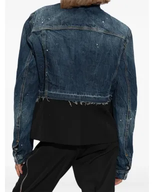 DSQUARED2 ロゴパッチ コットンジャケット - ブルー - サムネイル4