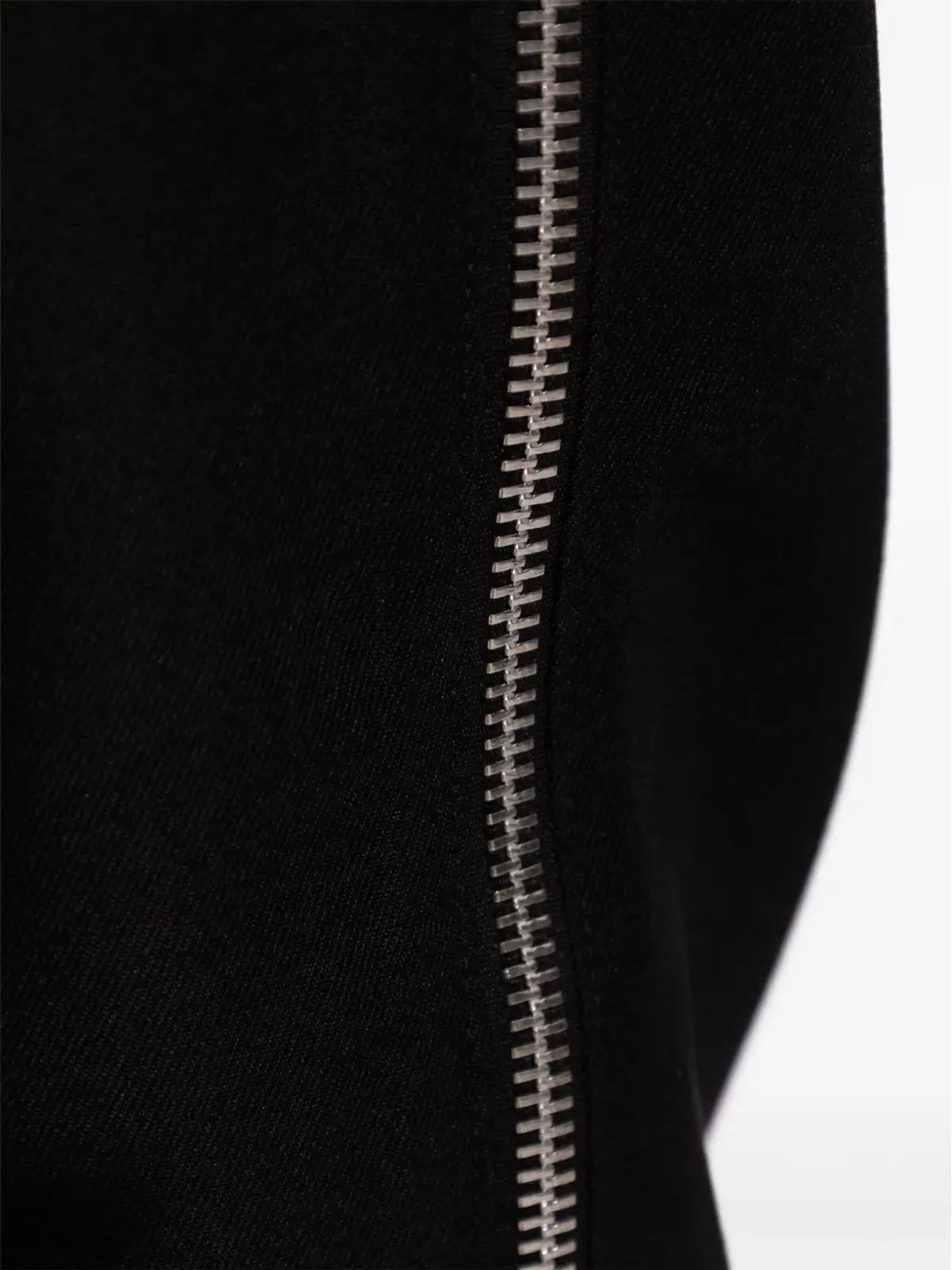 DSQUARED2 サイドジップ付き ヴァージンウール パンツ ブラック - 画像5