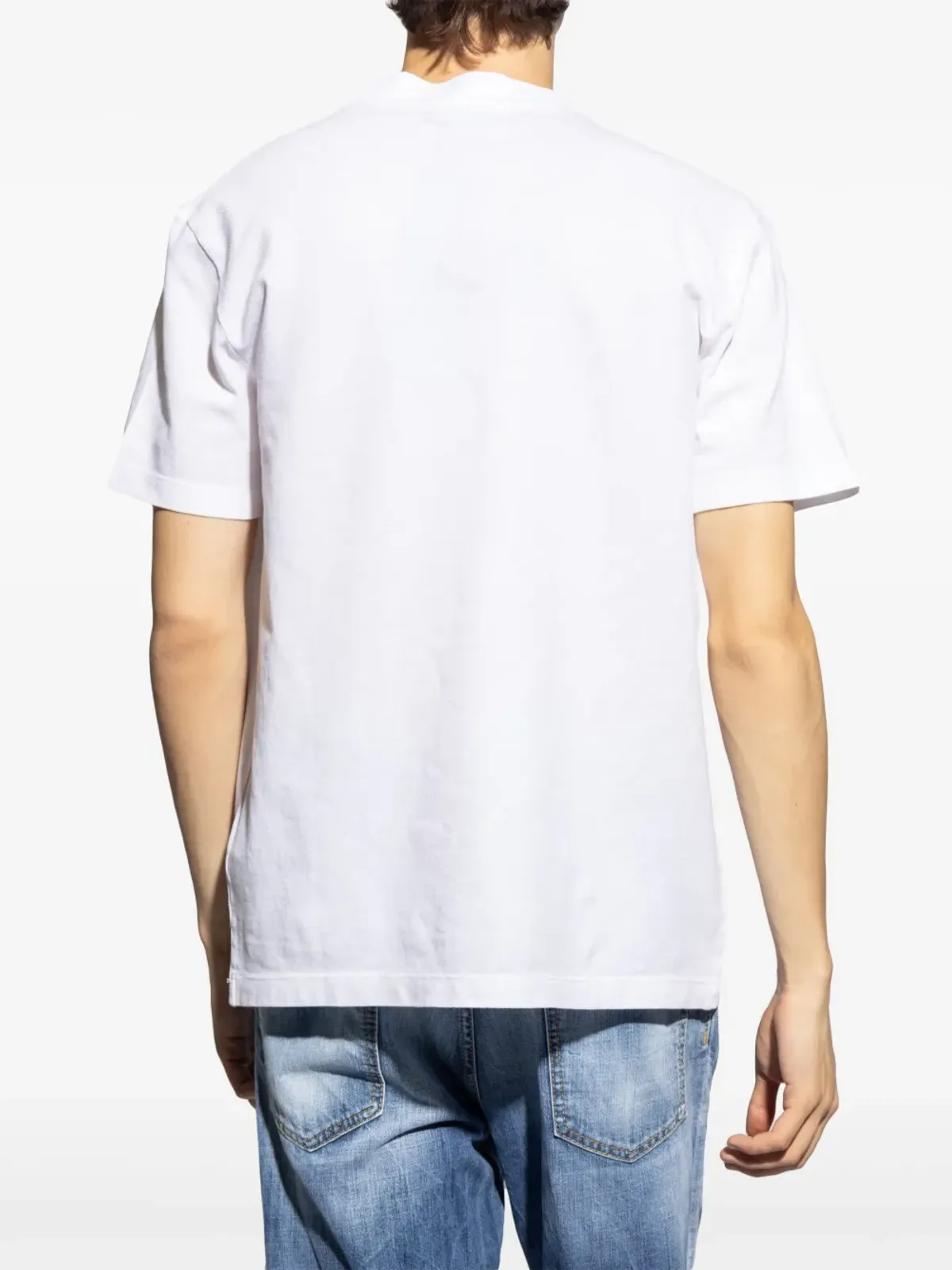DSQUARED2 ロゴアップリケ コットン Tシャツ - ホワイト - 画像4