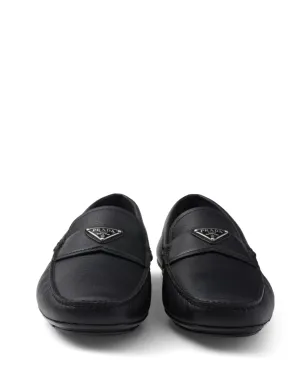 Prada レザー ローファー ブラック - サムネイル2