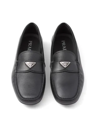 Prada レザー ローファー ブラック - サムネイル4