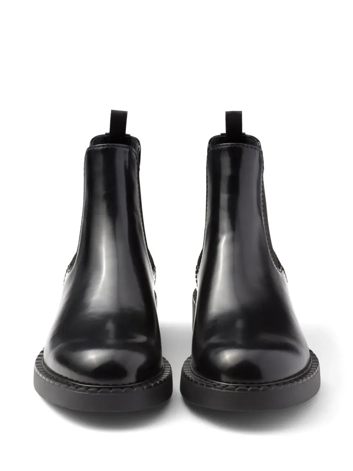 Prada ブラッシュド仕上げのチェルシーブーツ - 画像5