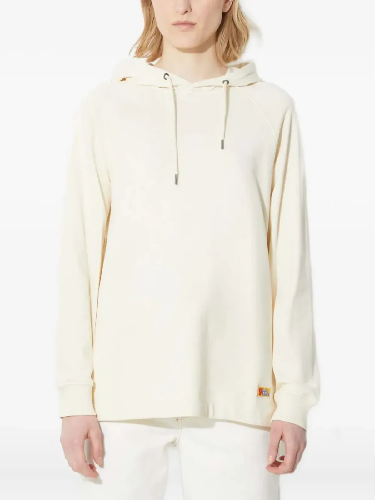 Fjällräven コットンフード付きパーカー - White - 画像1