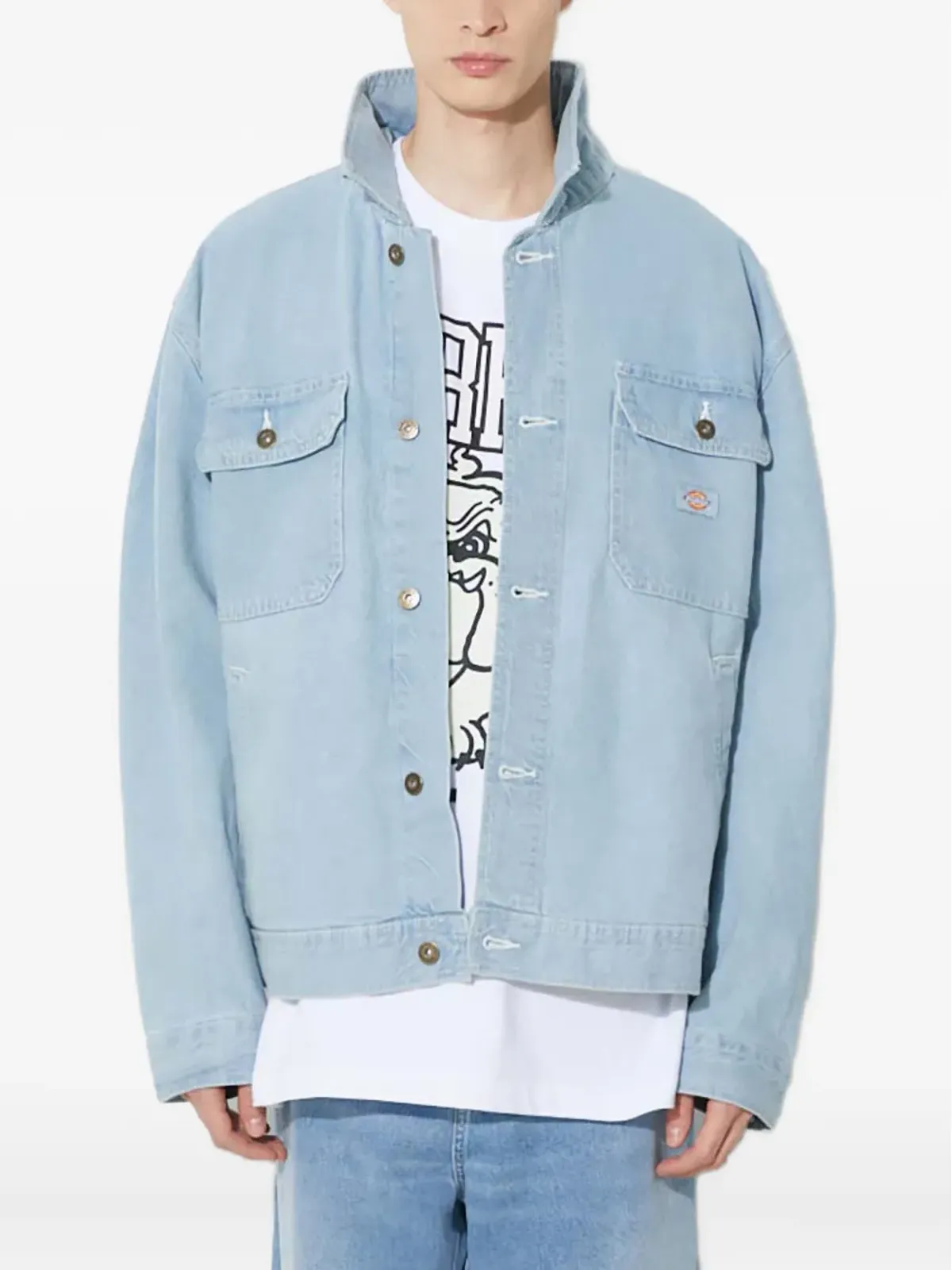 DICKIES ボタン付きデニムジャケット - 画像1