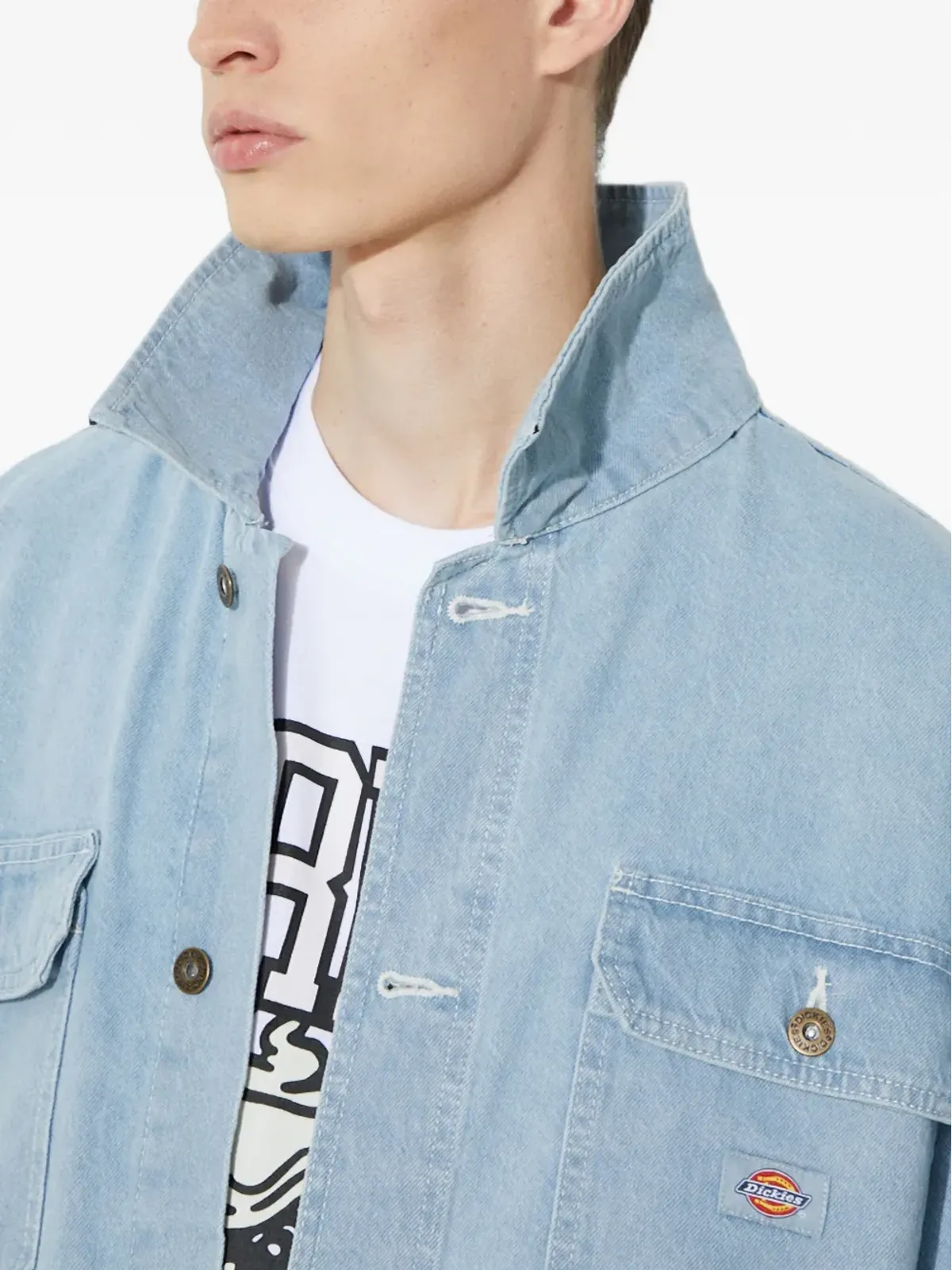 DICKIES ボタン付きデニムジャケット - 画像5