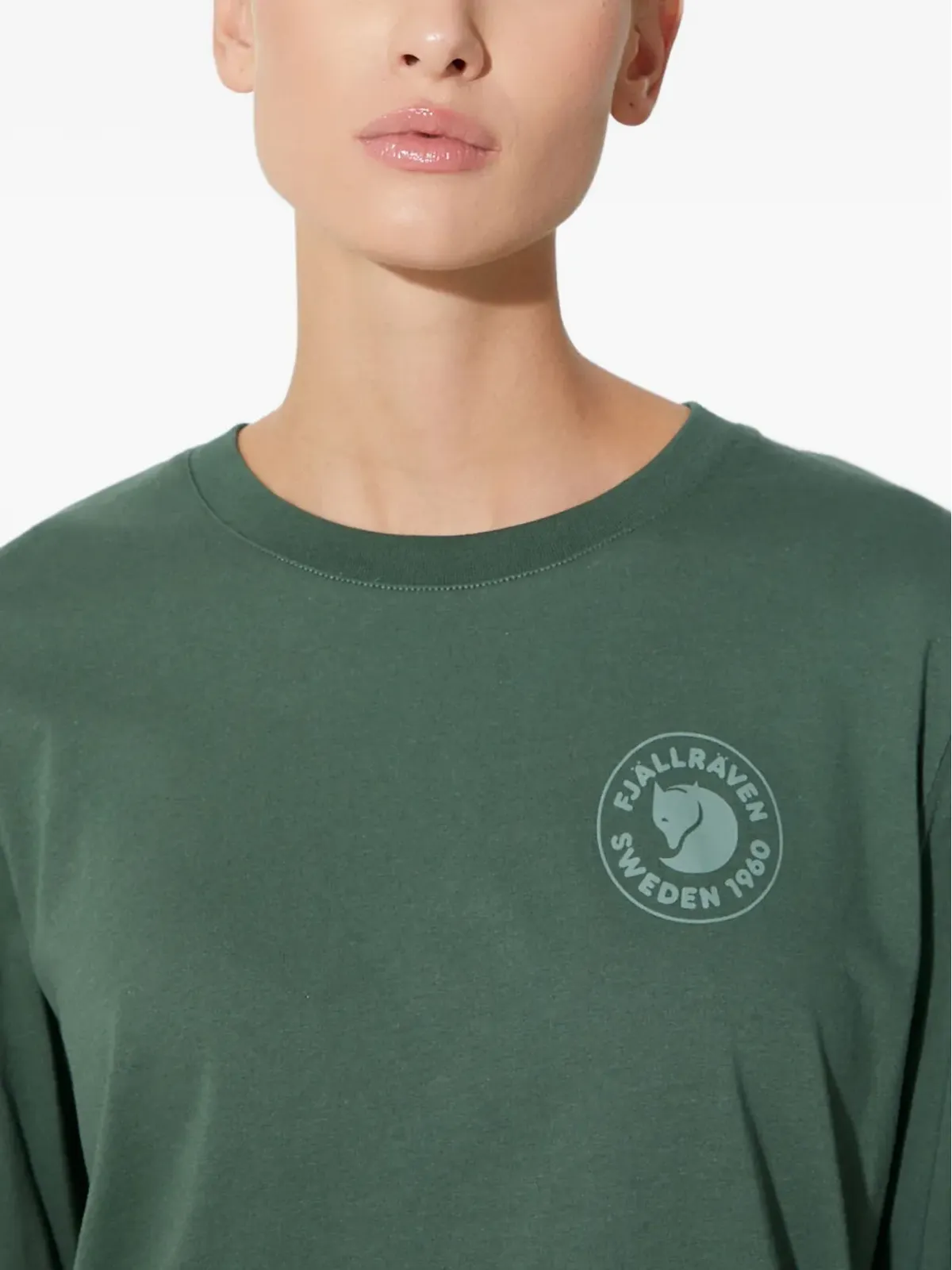 Fjällräven ロゴ入り長袖Tシャツ - 画像5