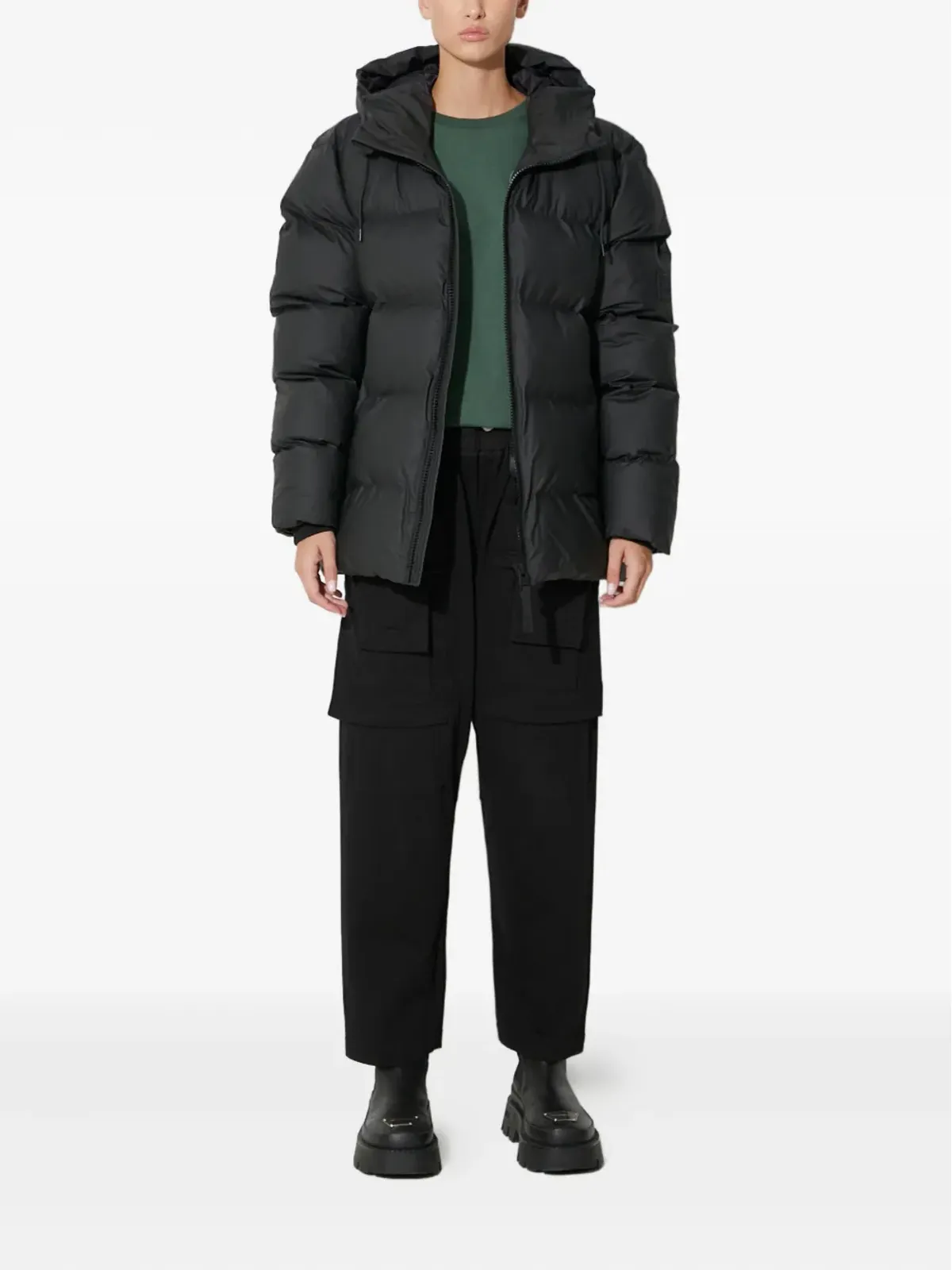 Fjällräven ロゴ入り長袖Tシャツ - 画像2