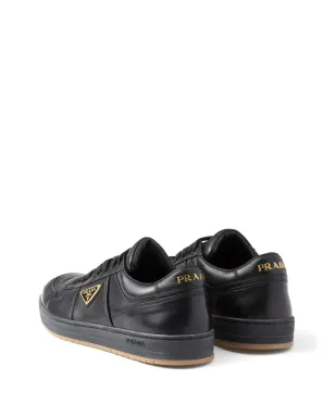 Prada ダウンタウン レザー スニーカー - ブラック - サムネイル3