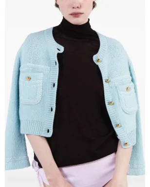 Prada ニット ロールネック カシミヤ トップ - ブラウン - サムネイル3