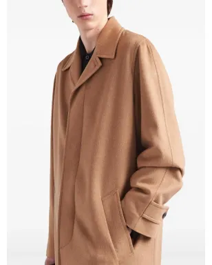 Prada ブラウンのシングルブレストコート - サムネイル5