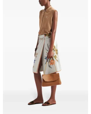 Prada ミディアム Doux ショルダーバッグ - ブラウン - サムネイル2